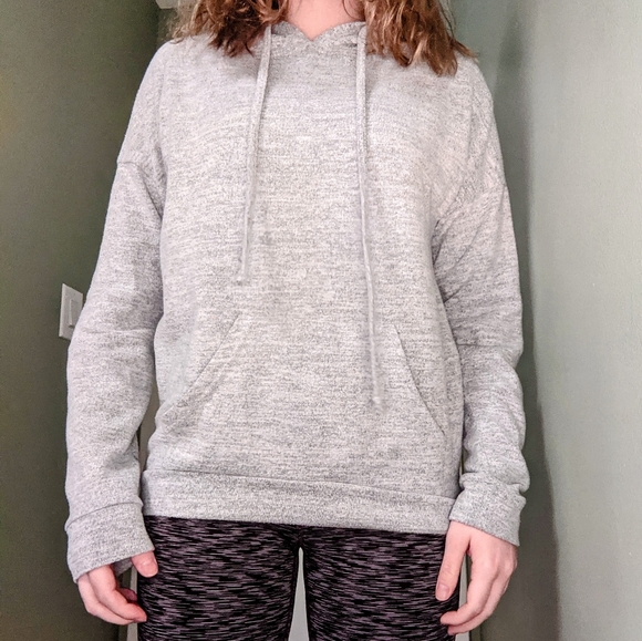 Ardene Heather Grey Knit Long Sleeve | Size Small - Picture 1 of 7